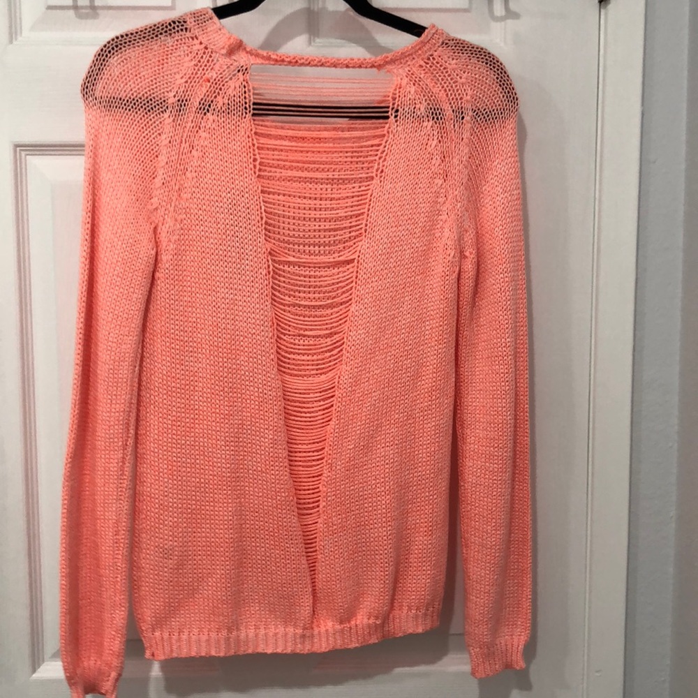 New with tags ABS Lutely Coral Sweater